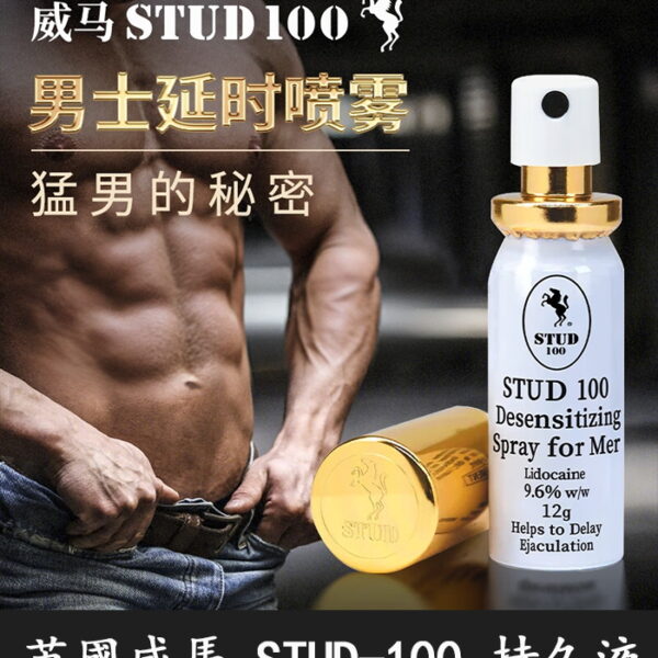 STUD-100 威馬持久液｜延時噴霧12ml・延時不麻木
